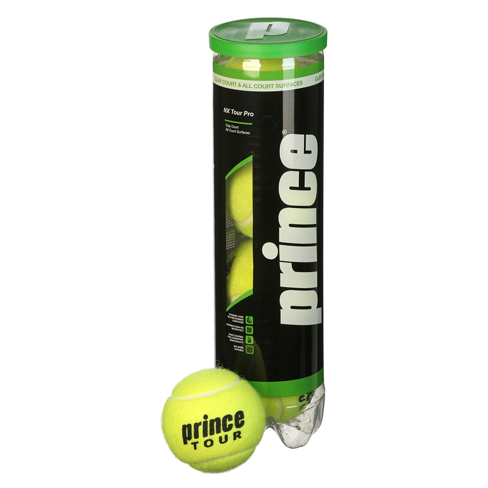 Prince NX Tour Tennis Balls 4 Ball