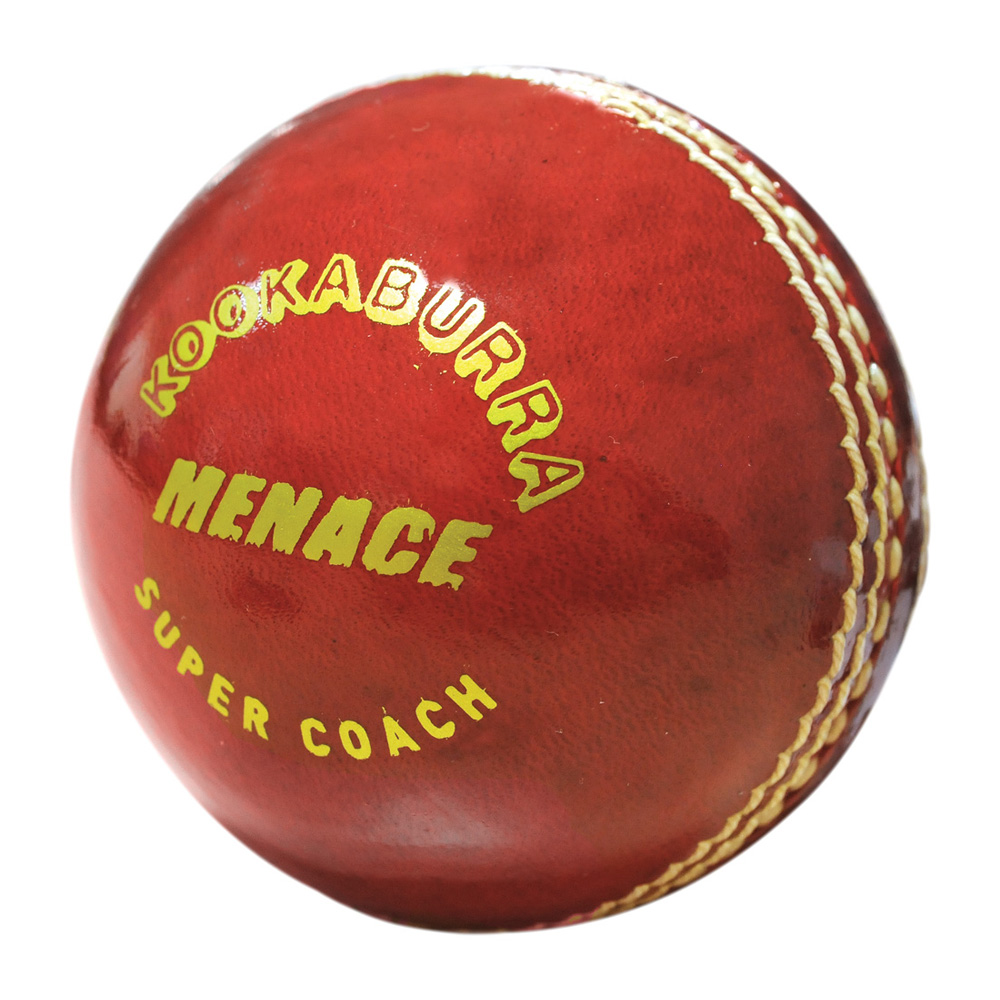 Kookaburra Menace Cricket Ball Red 142 Gram 2 piece Rebel Sport