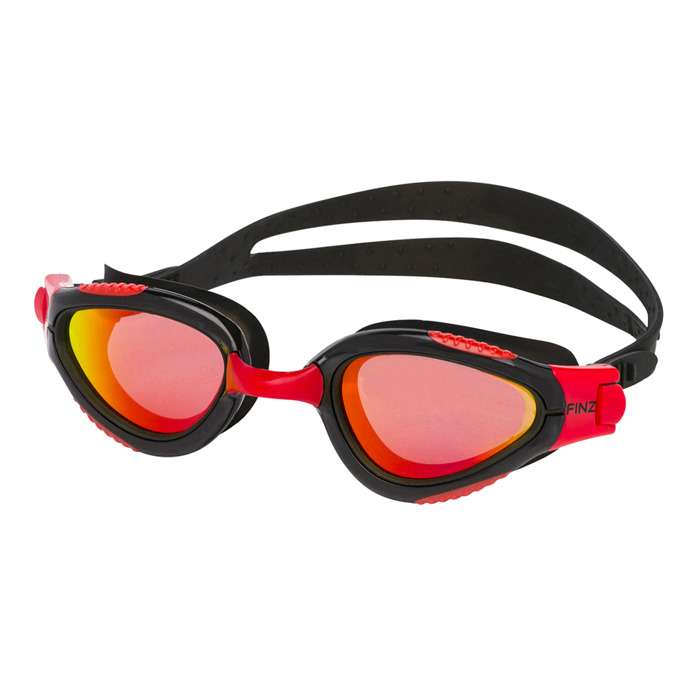 Finz Adult Hydrovision Open Water Goggle Red | Rebel Sport