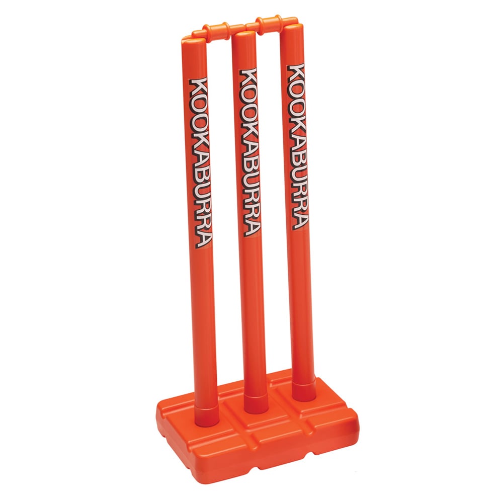 Kookaburra Plastic Orange Cricket Stump Set