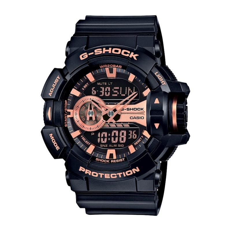 Casio G Shock Analogue Digital Shock Resistant Watch Black G Rebel Sport