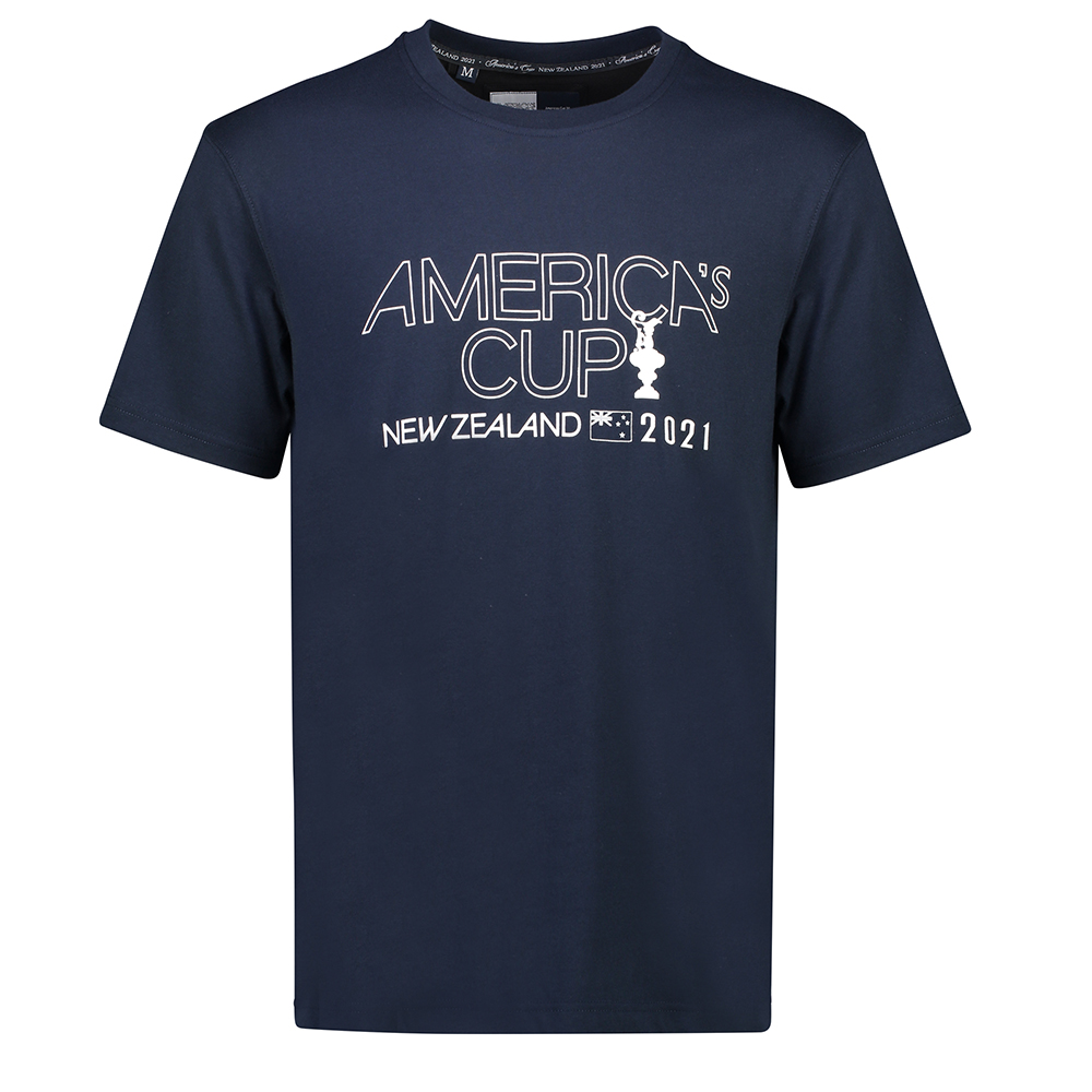 Mens America's Cup 2021 Line Tshirt Rebel Sport