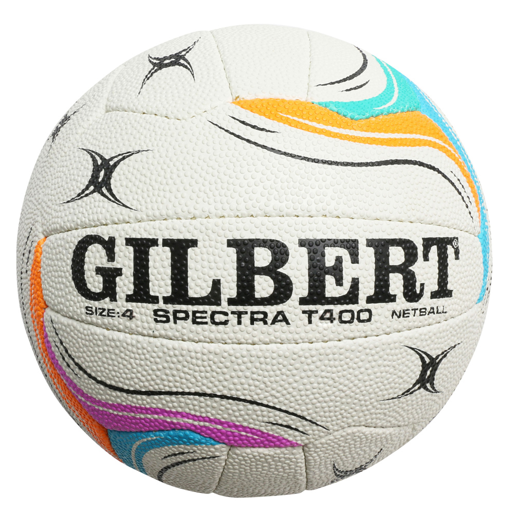 Gilbert Spectra T400 Netball White Size 4