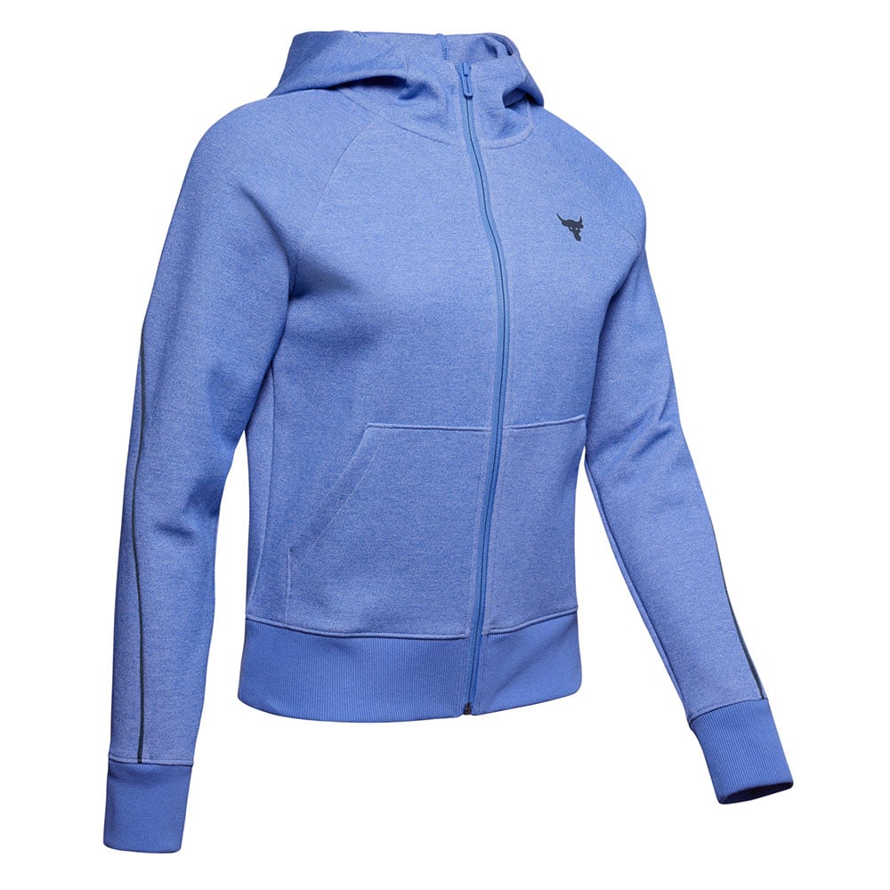 ua x project rock double knit full zip