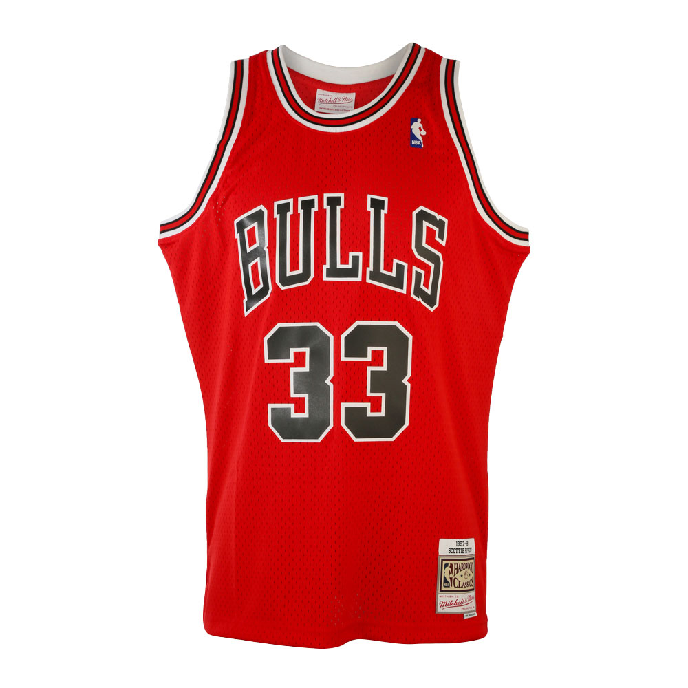 Mitchell & Ness NBA Chicago Bulls Road 97-99 Scottie Pippen #33 Jersey ...