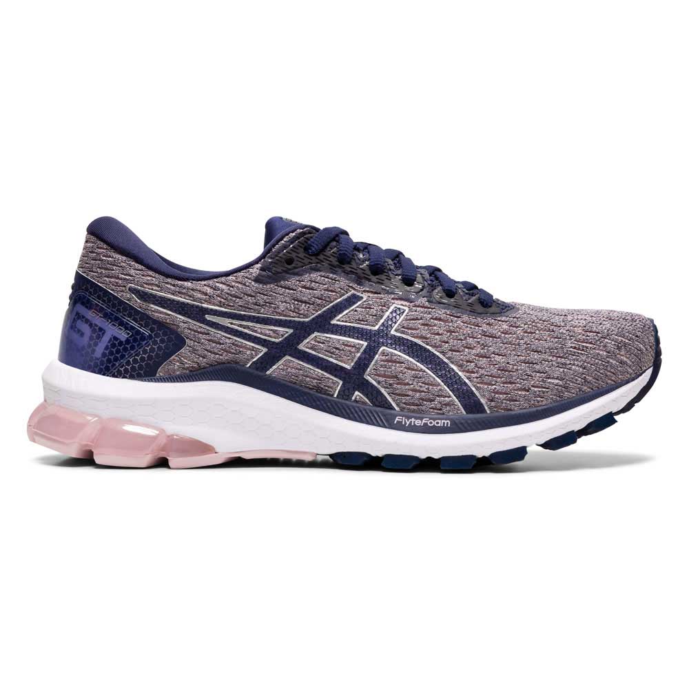 navy asics womens