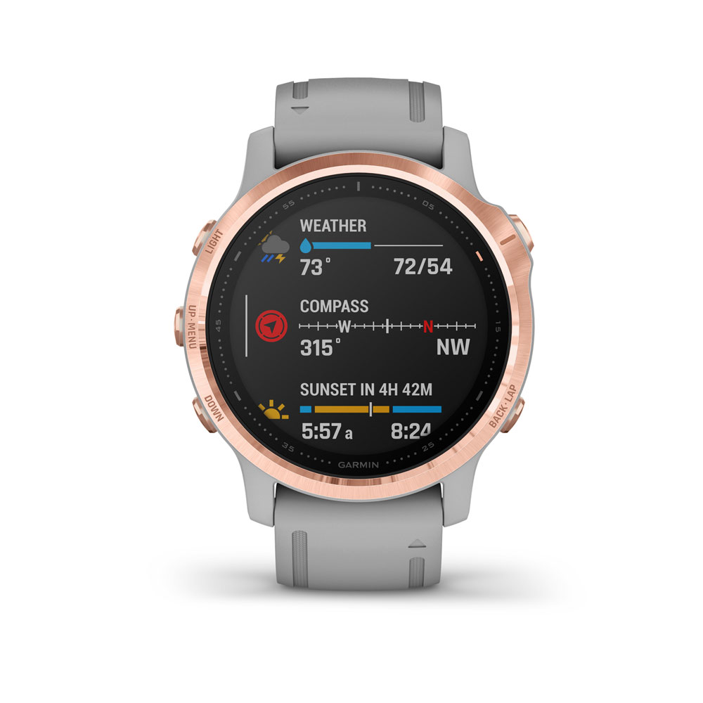 garmin fenix 6 rose gold