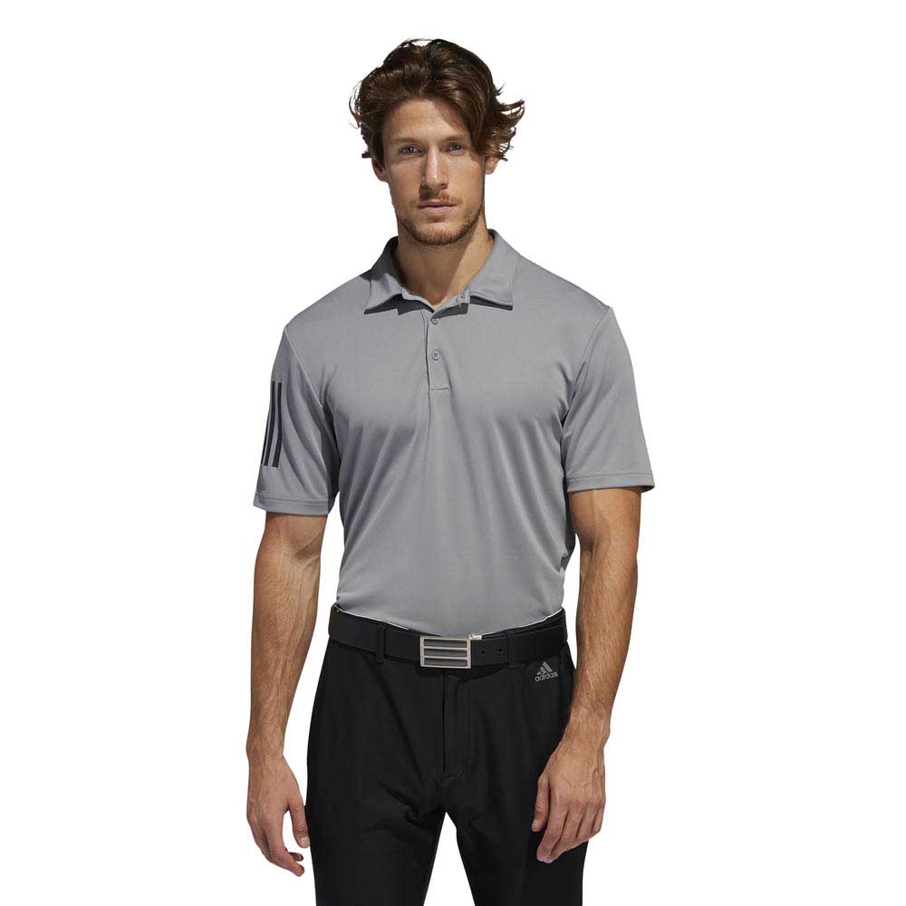 adidas 3 stripe basic polo