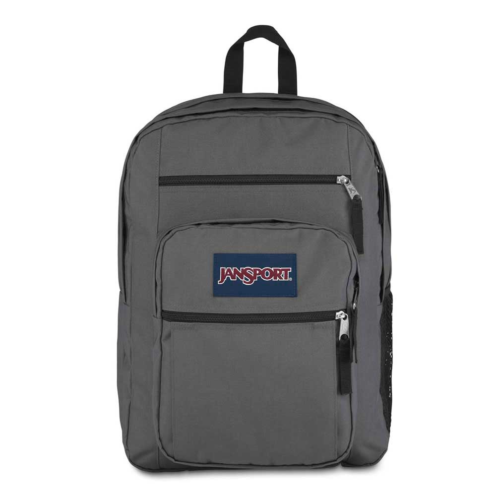 white jansport big student backpack