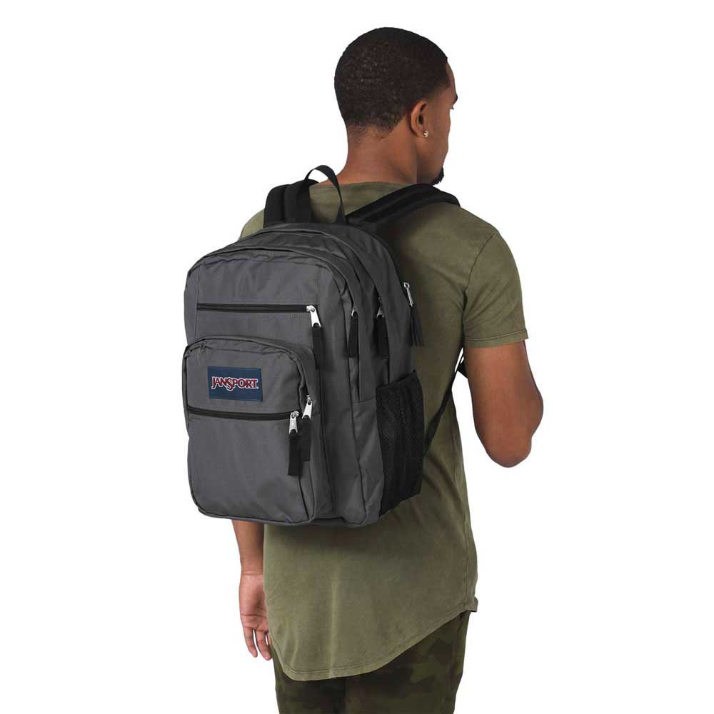 grey jansport backpack