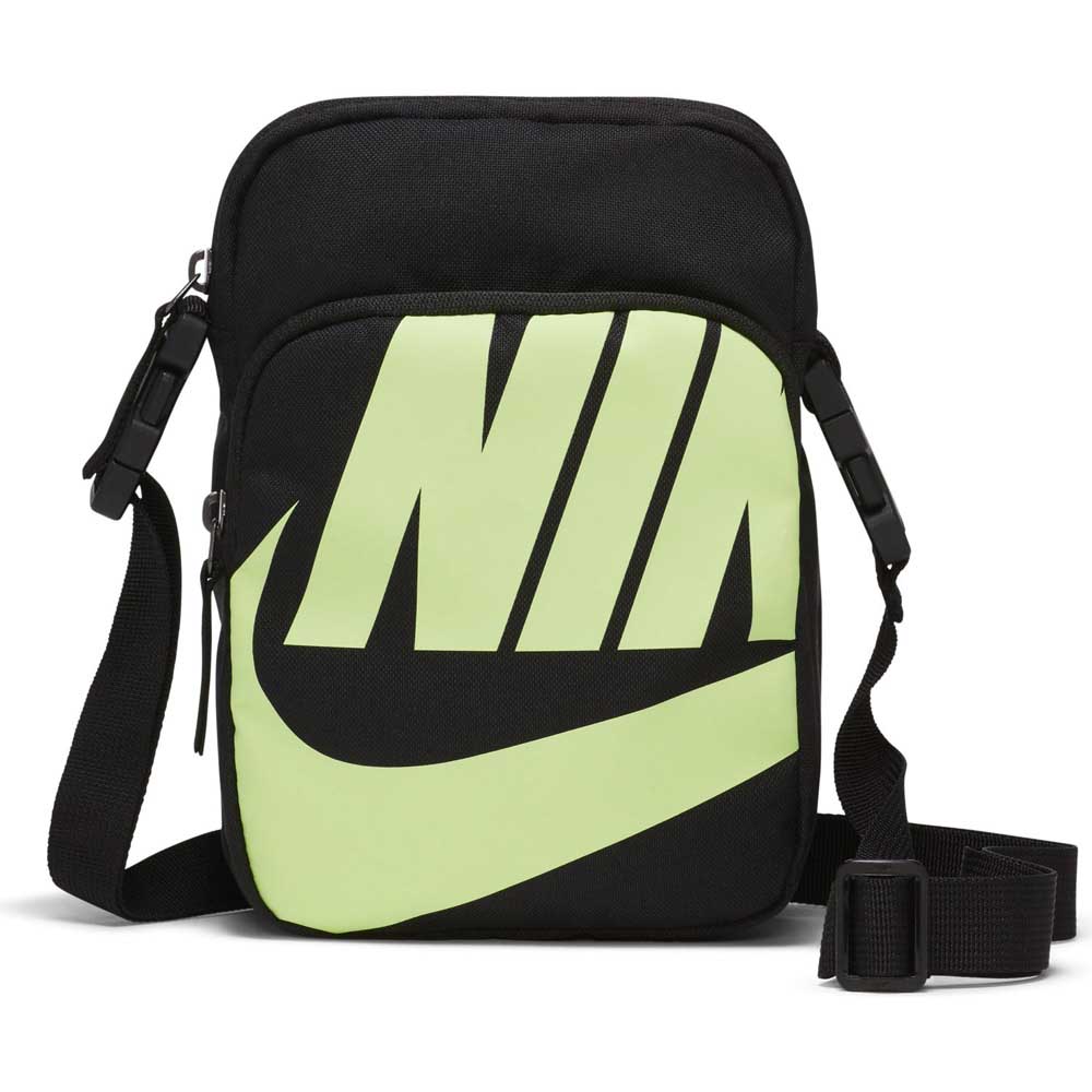 Nike Heritage 2.0 Bag Black/Lime 4 Litres | Rebel Sport