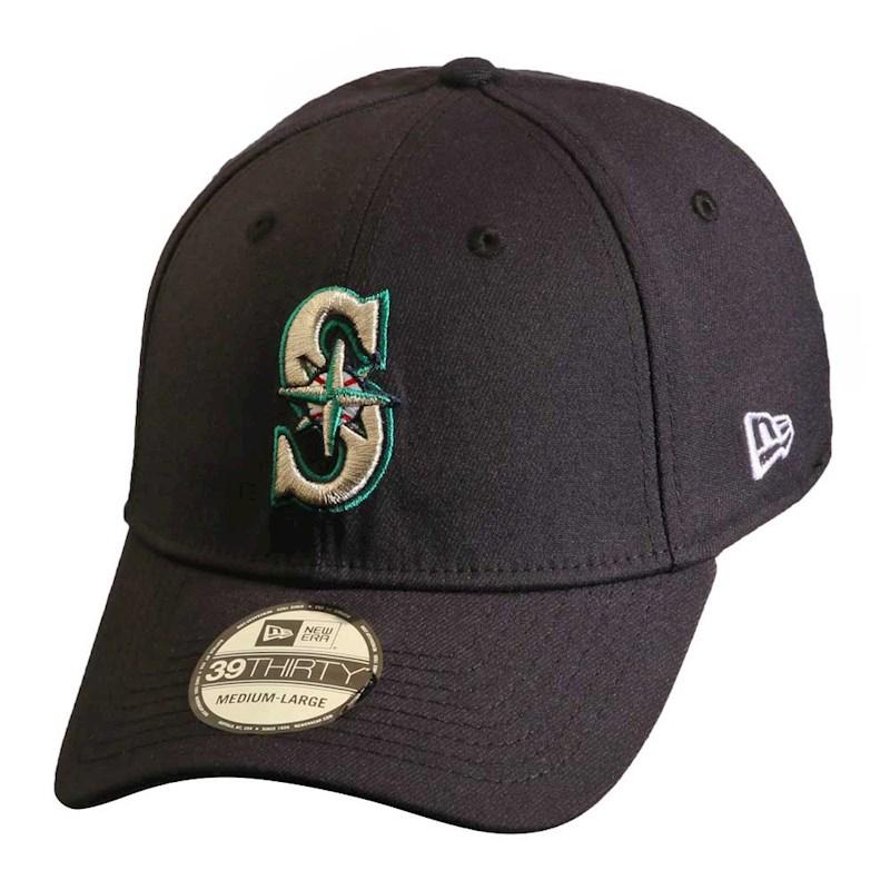 SEATTLE MARINERS 20TH ANNIVERSARY NAVY ICY BRIM NEW ERA FITTED HAT