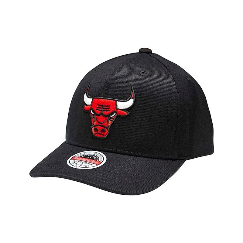 Mitchell and Ness Chicago Bulls Crooked Path Snapback Black