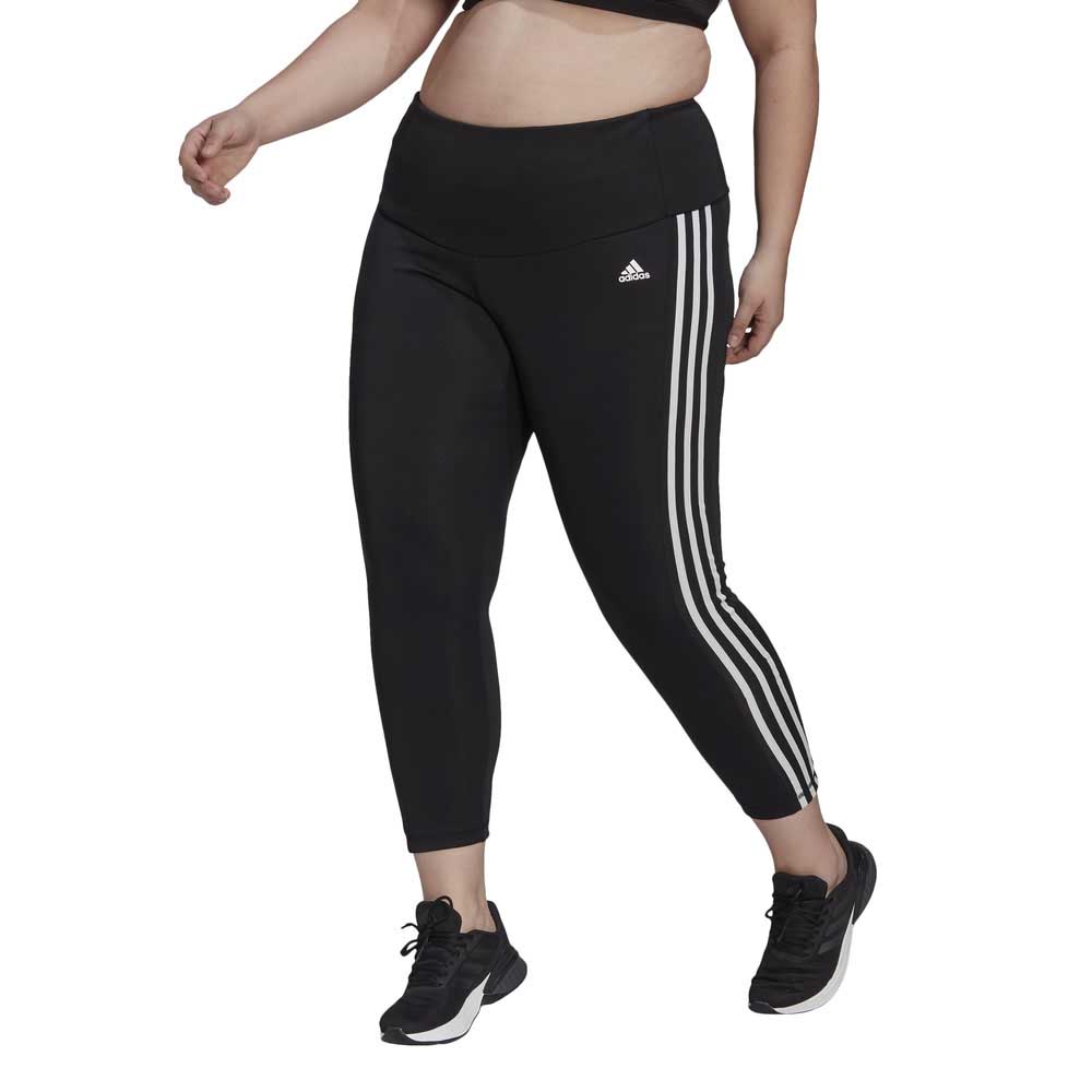 adidas Womens High Rise 3 Stripe INC 7/8 Tight | Rebel Sport