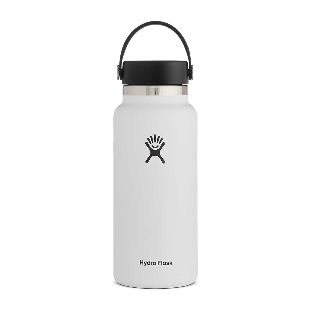 Wide Mouth Hydro Flask White 32oz 946ml