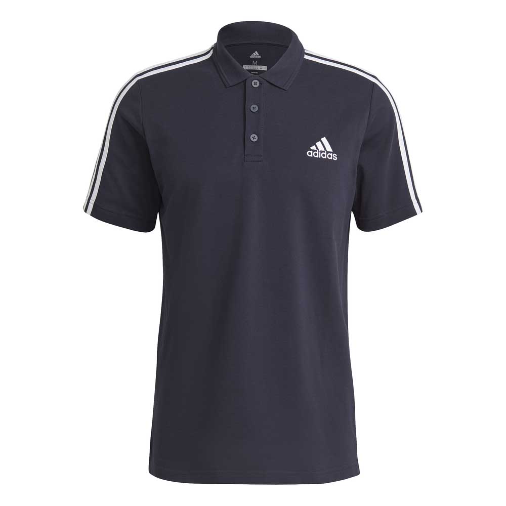 adidas Men's 3 Stripe Essentials Pique Polo | Rebel Sport