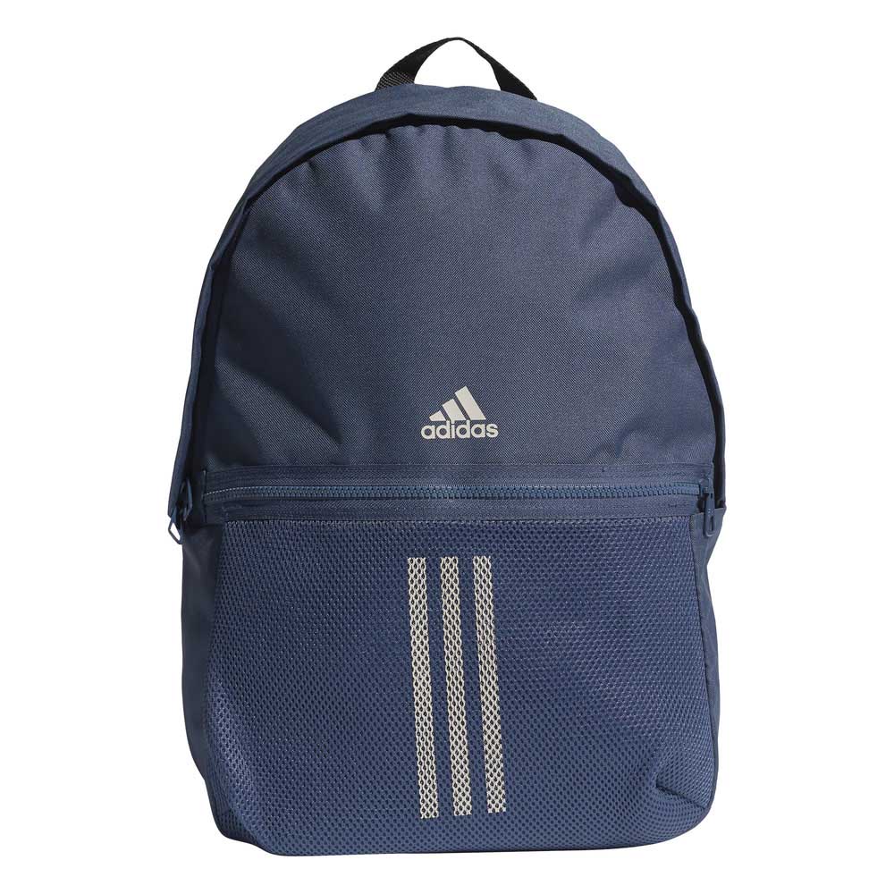 adidas Classic 3 Stripe Backpack Navy 27 Litres | Rebel Sport