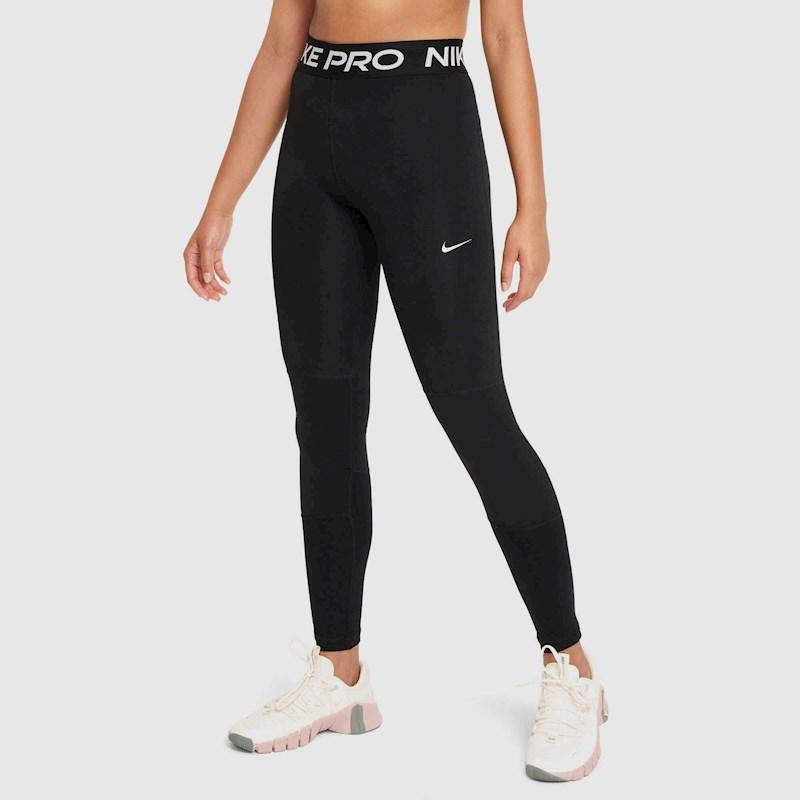 NIKE GIRLS PRO CAPRI LEGGINGS - Black - Pure Racket Sport