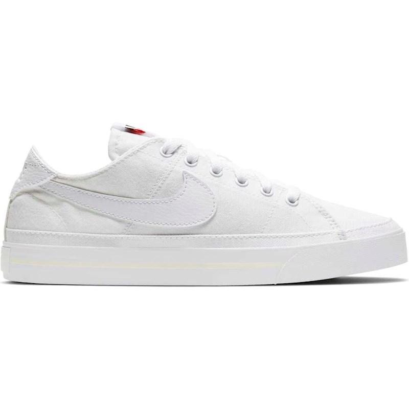 Nike white clearance canvas shoes womens