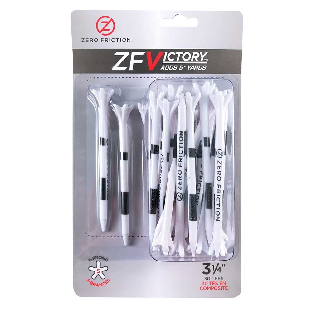 Tee Zero Fiction Victory Tee 3 ¼ White 30 Pack    