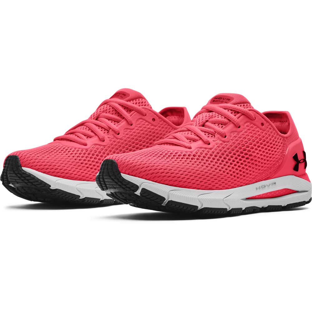 womens red under armour tennis shoes