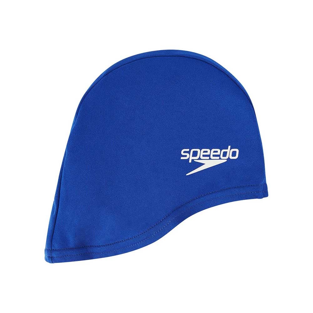 Speedo Junior Polyester Swim Cap Blue