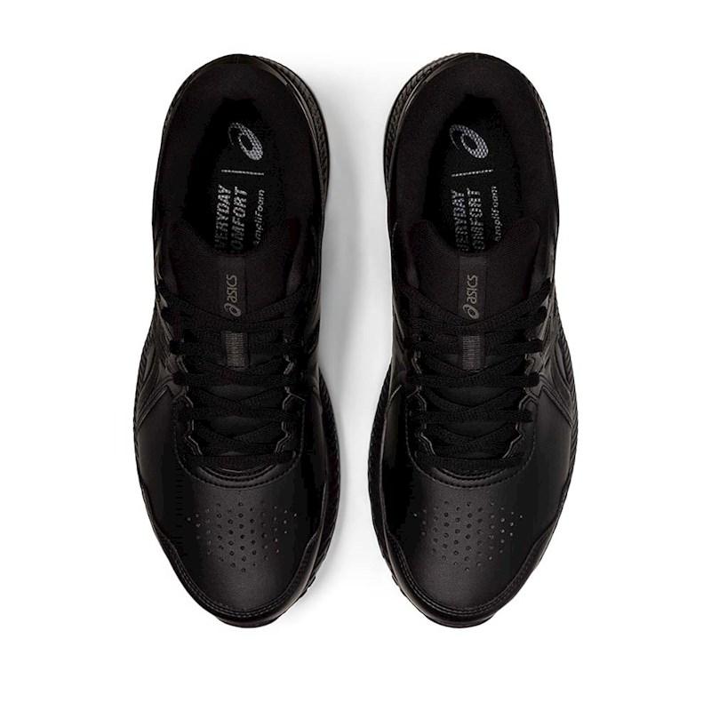 Black leather asics outlet mens