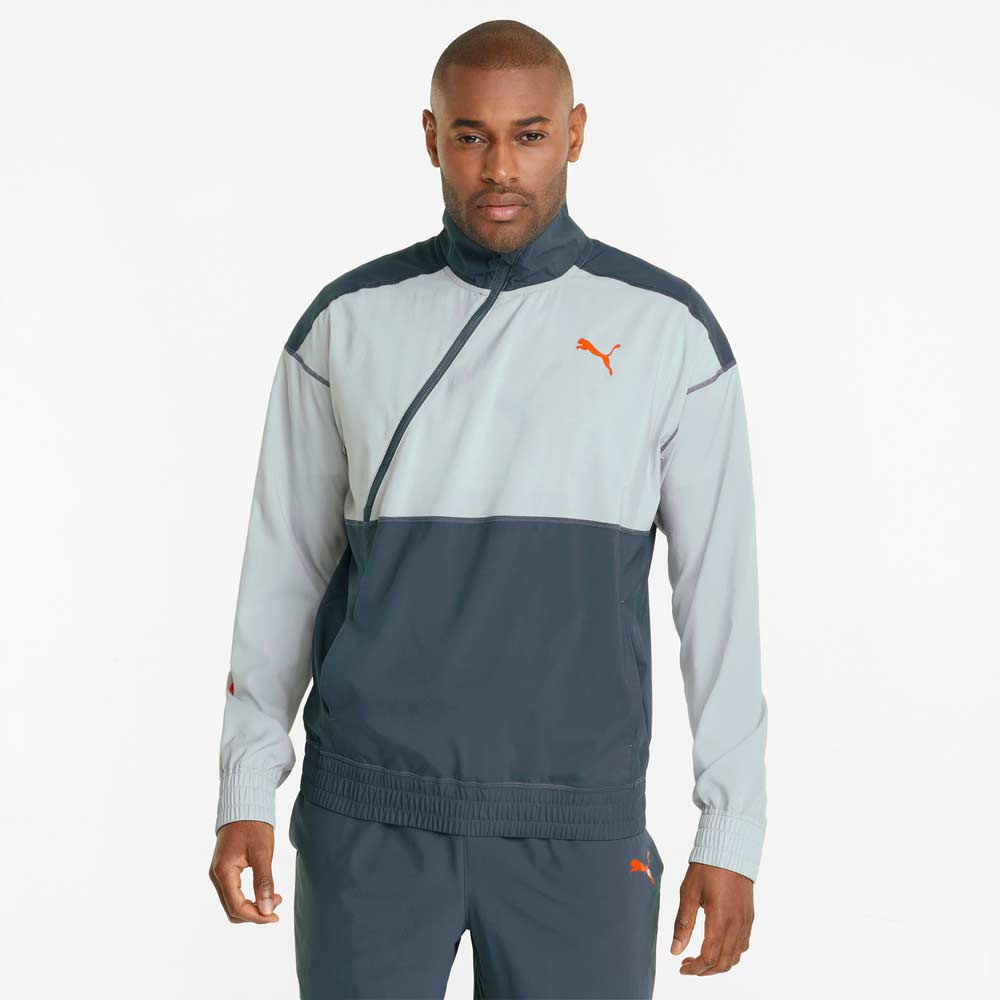 puma mens half zip jacket