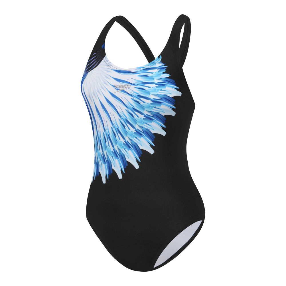 Speedo Womens Powerstrike Leaderback One Piece Swimsuit Rebel Sport