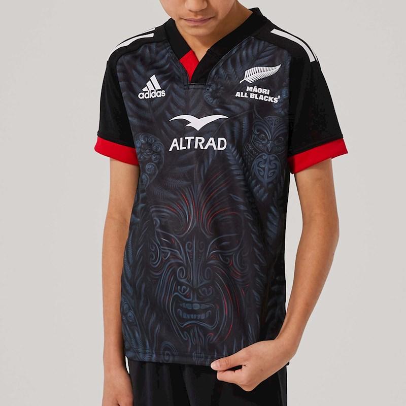 adidas Youth Maori All Blacks 2023 Home Jersey Rebel Sport