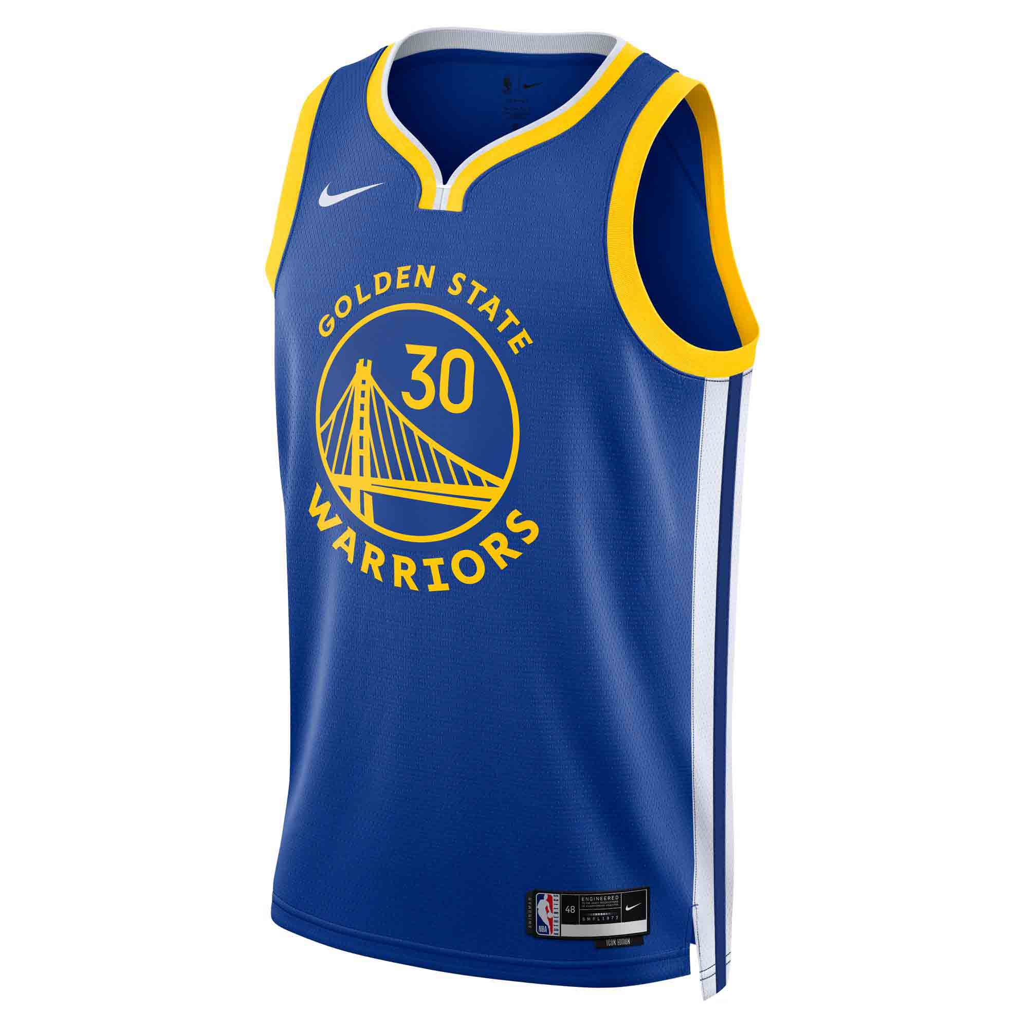 Nike Mens Dri-Fit Golden State Warriors Stephen Curry Swingman Icon 22