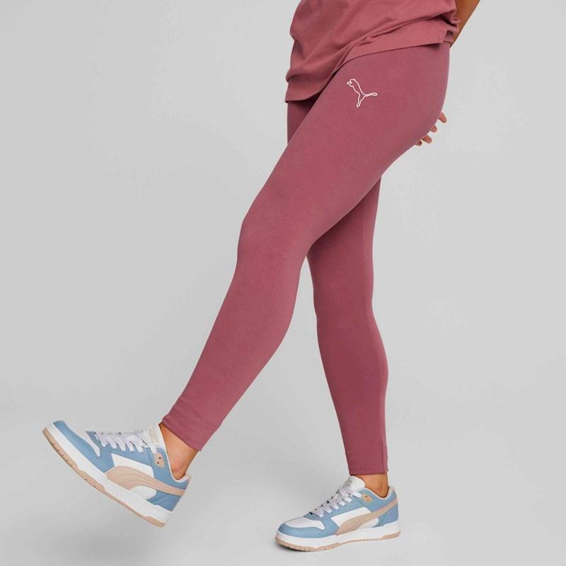 Buy Puma Womens Embroidered Logo Leggings Pink