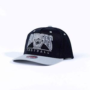 Las Vegas Raiders Mitchell & Ness Youth Throwback Precurve Snapback Hat -  Gray