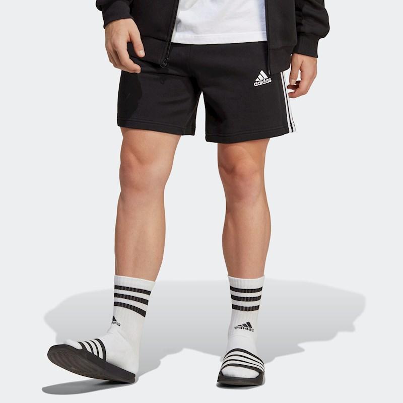 adidas Mens 3 Stripes French Terry Short Rebel Sport