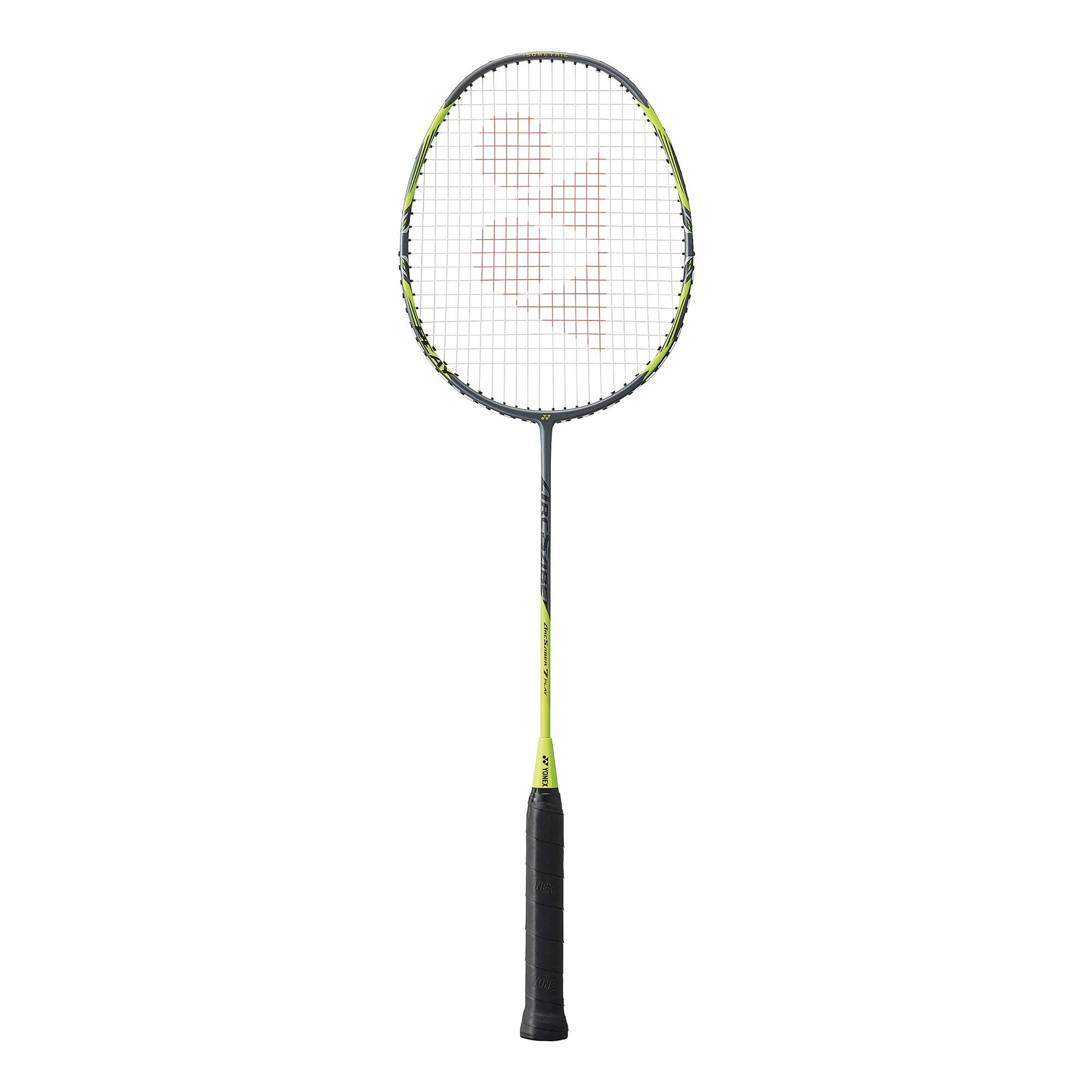 Yonex Arc Saber 7 Play 4u6 Strung Badminton Racquet Grey Yellow