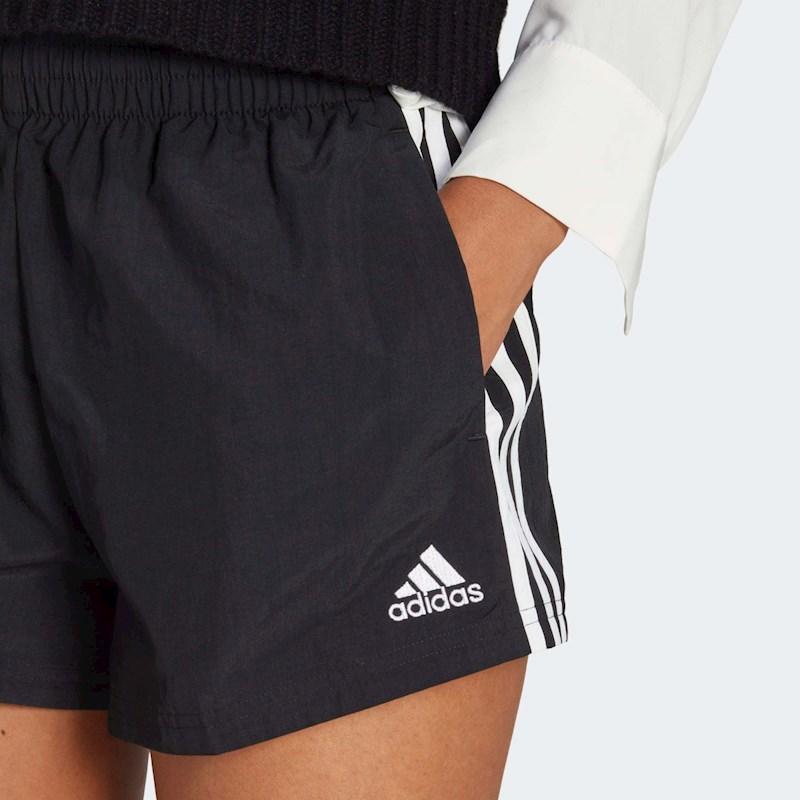 Adidas 3 stripe shorts womens best sale