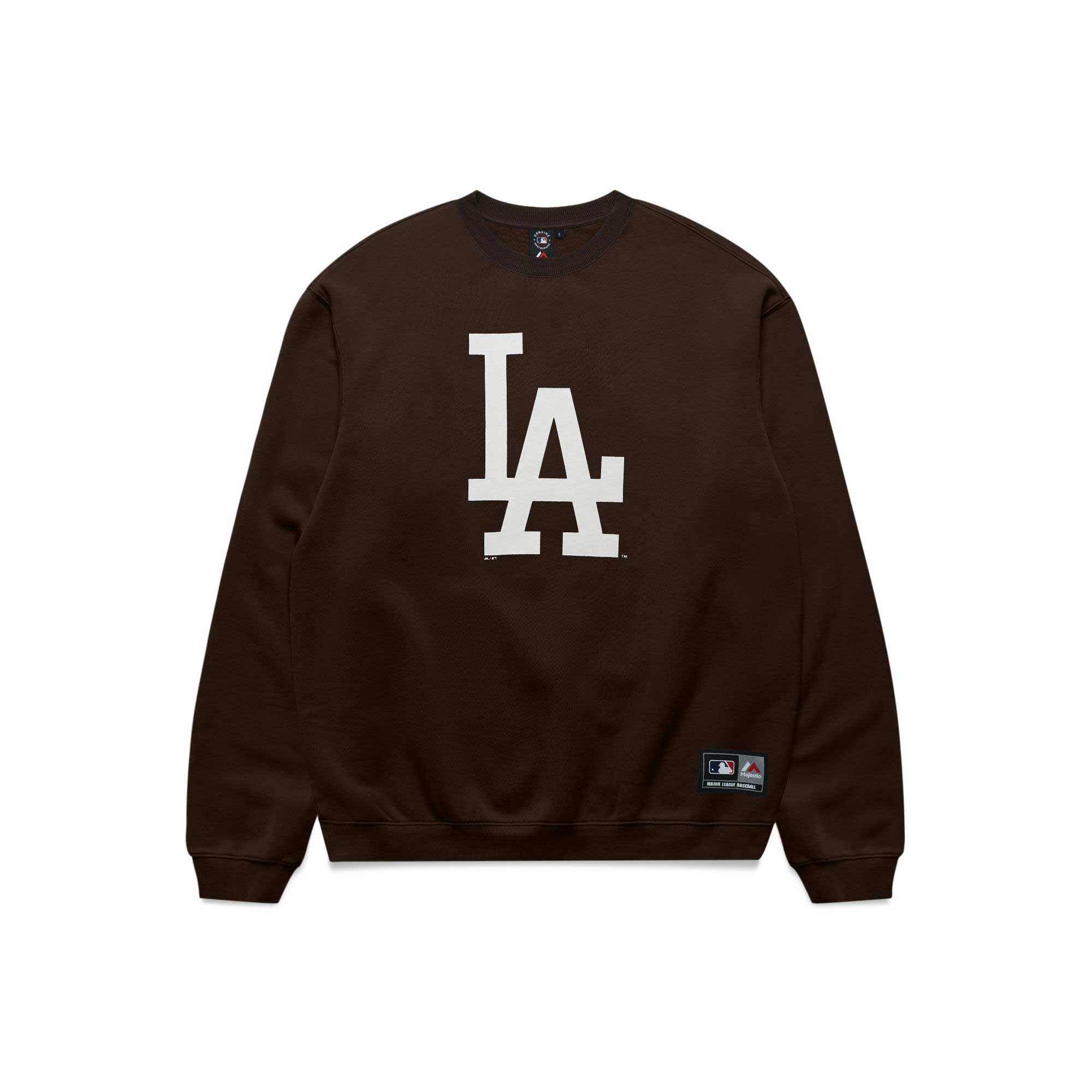 Majestic Athletic Los Angeles Dodgers Core Crewneck Sweatshirt