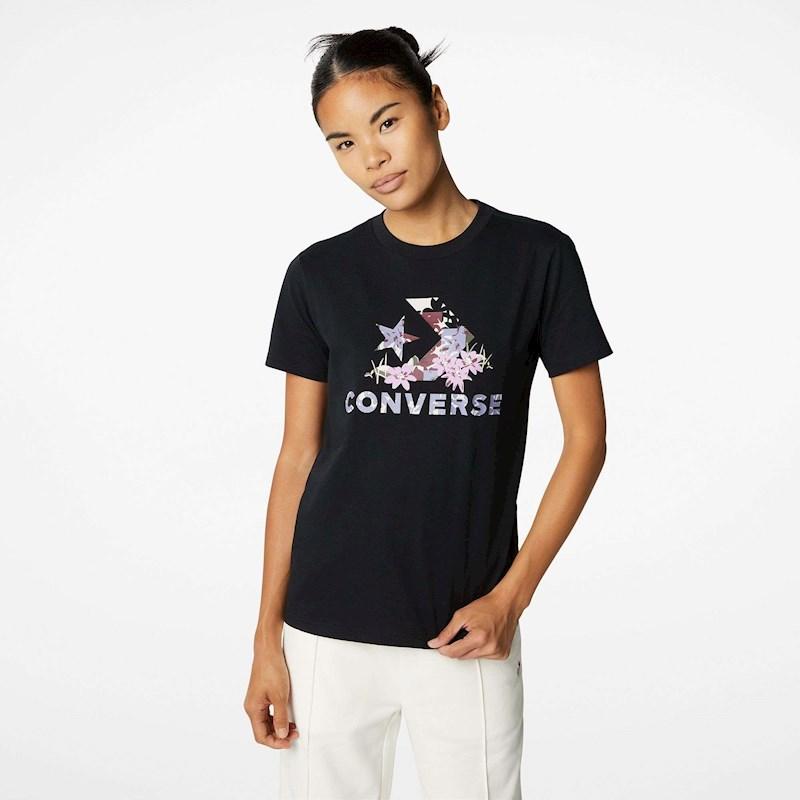 Converse Womens Star Chevron Abstract Tshirt Rebel | Sport