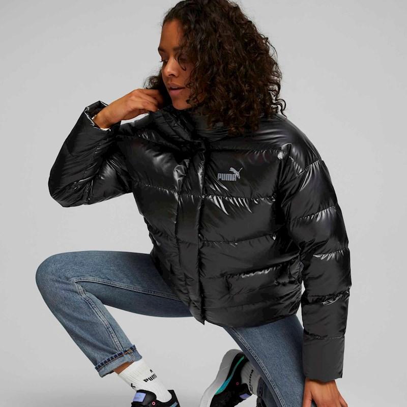 Puma Womens Style Shiny Down Puffer Jacket | Rebel Sport