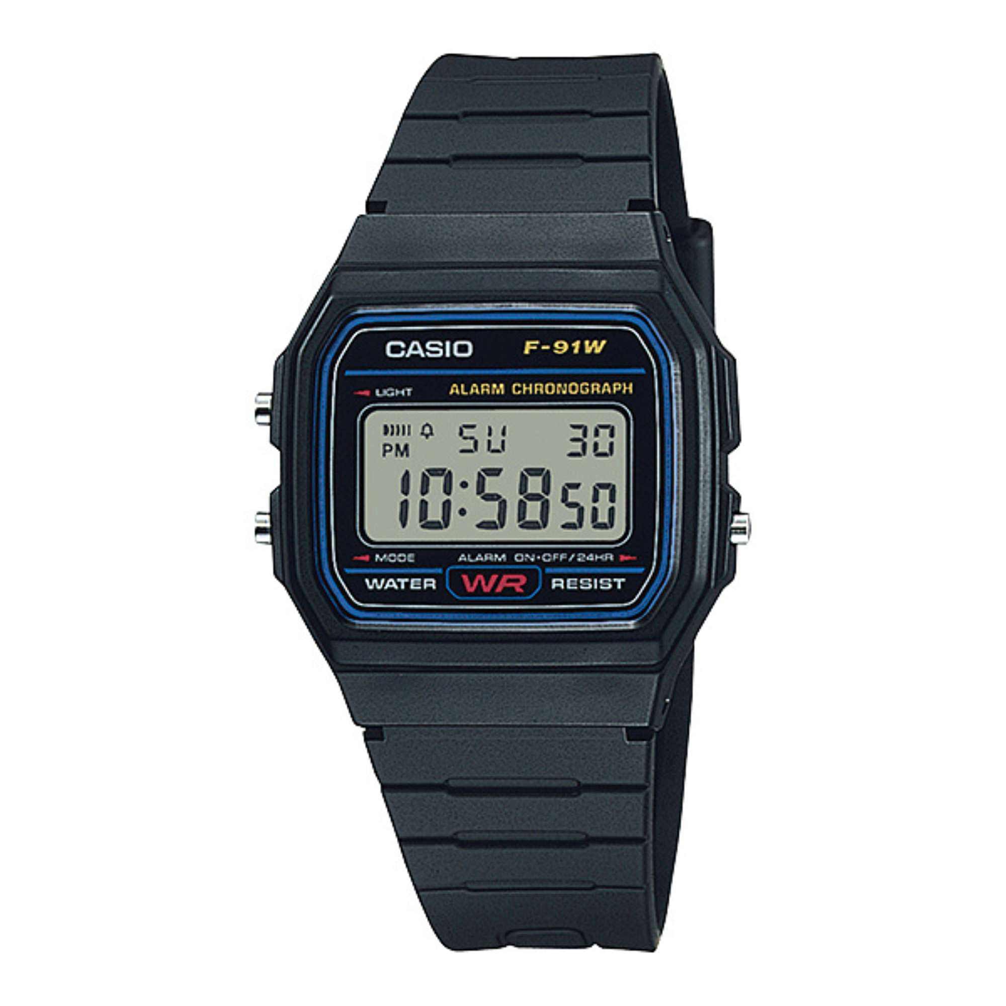 Casio F91W-1 Digital Watch Black