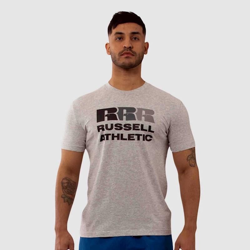 Russell Athletic Men's T-Shirt - Grey - S