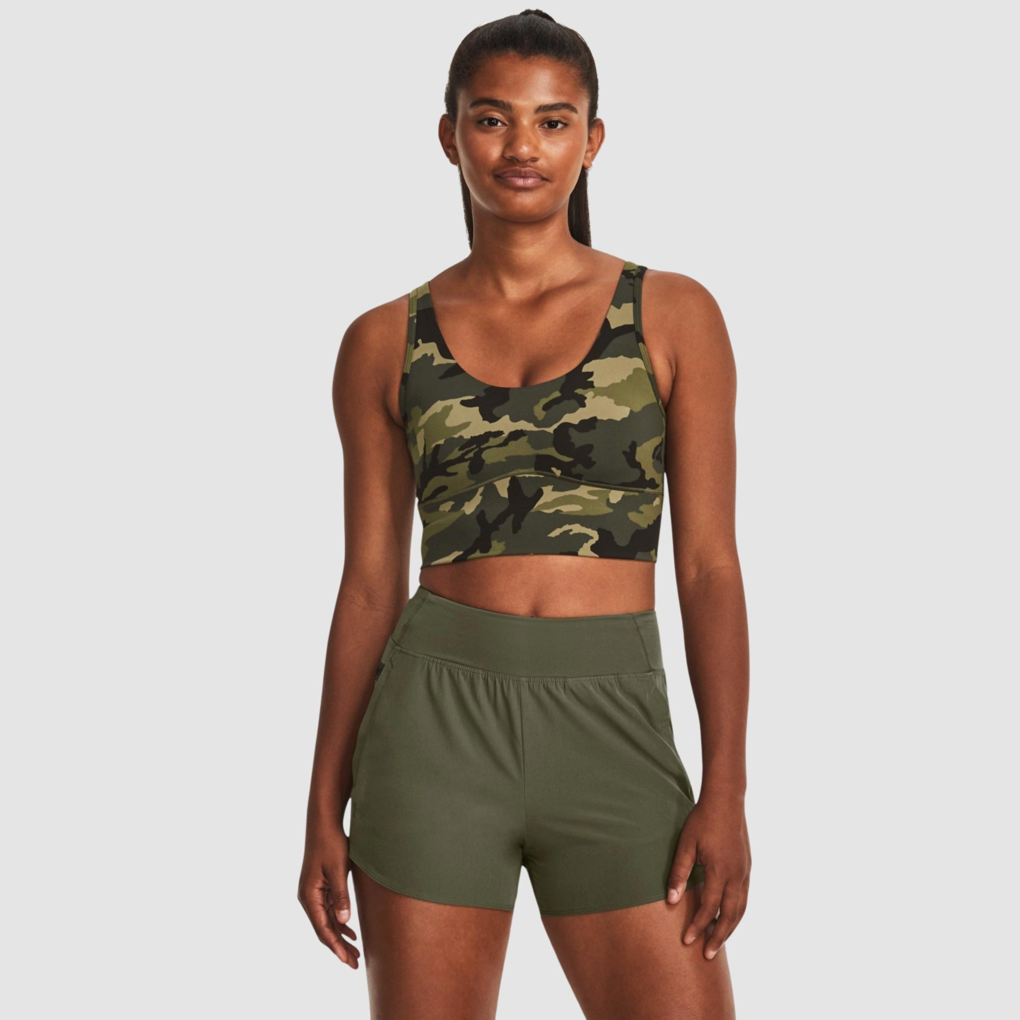 Under Armour Womens Meridian Fitted Crop Print Tank