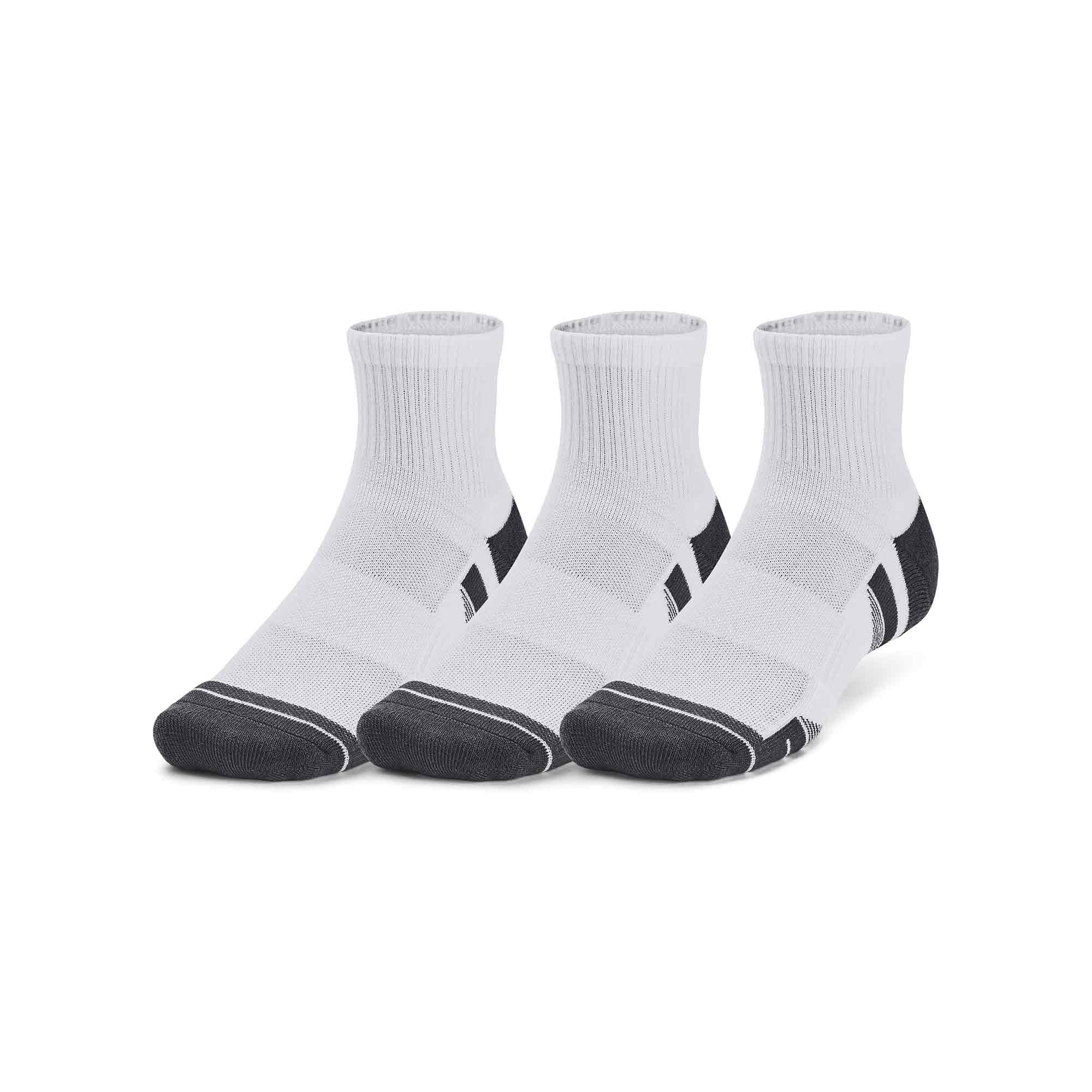 Under Armour Unisex Performance Tech Qtr 3pk Socks