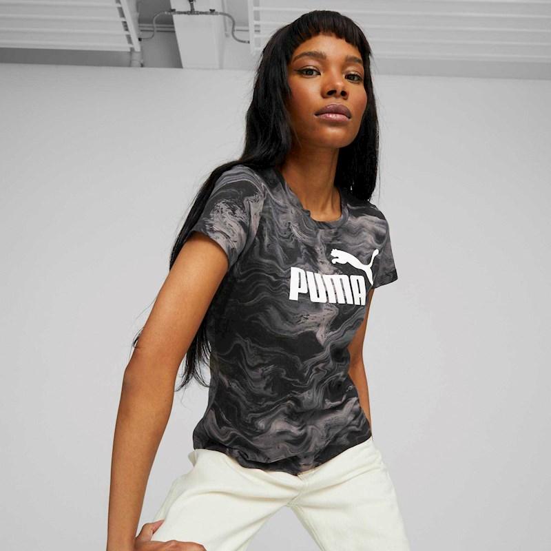 Puma Womens Essential+ Marbleised Tshirt | Rebel Sport