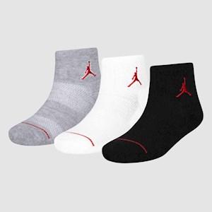 Black & Red Nike Baby Gripper Socks 3 Pack Socks
