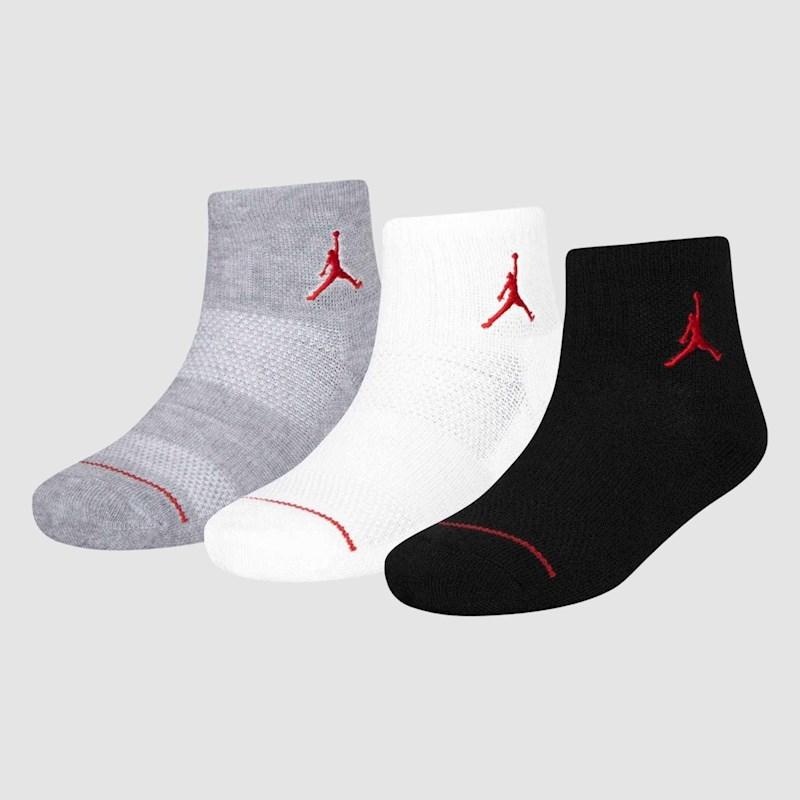 Jordan Kids Jumpman Quarter 3 Pack Sock | Rebel Sport