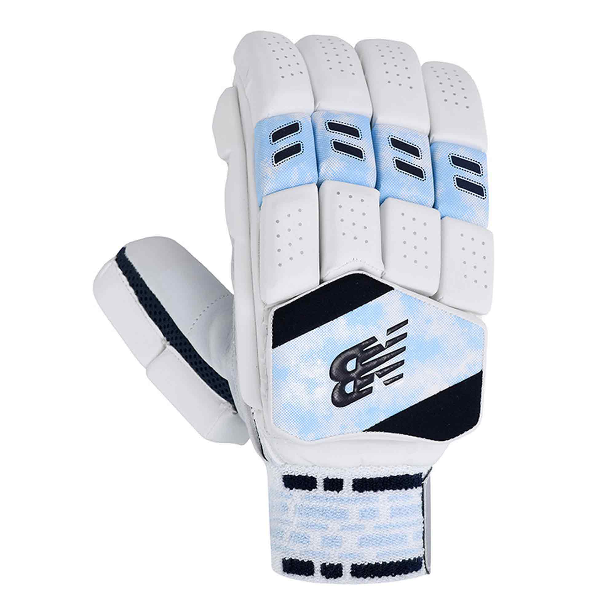 New Balance DC 780 Batting Gloves White/Blue ARH