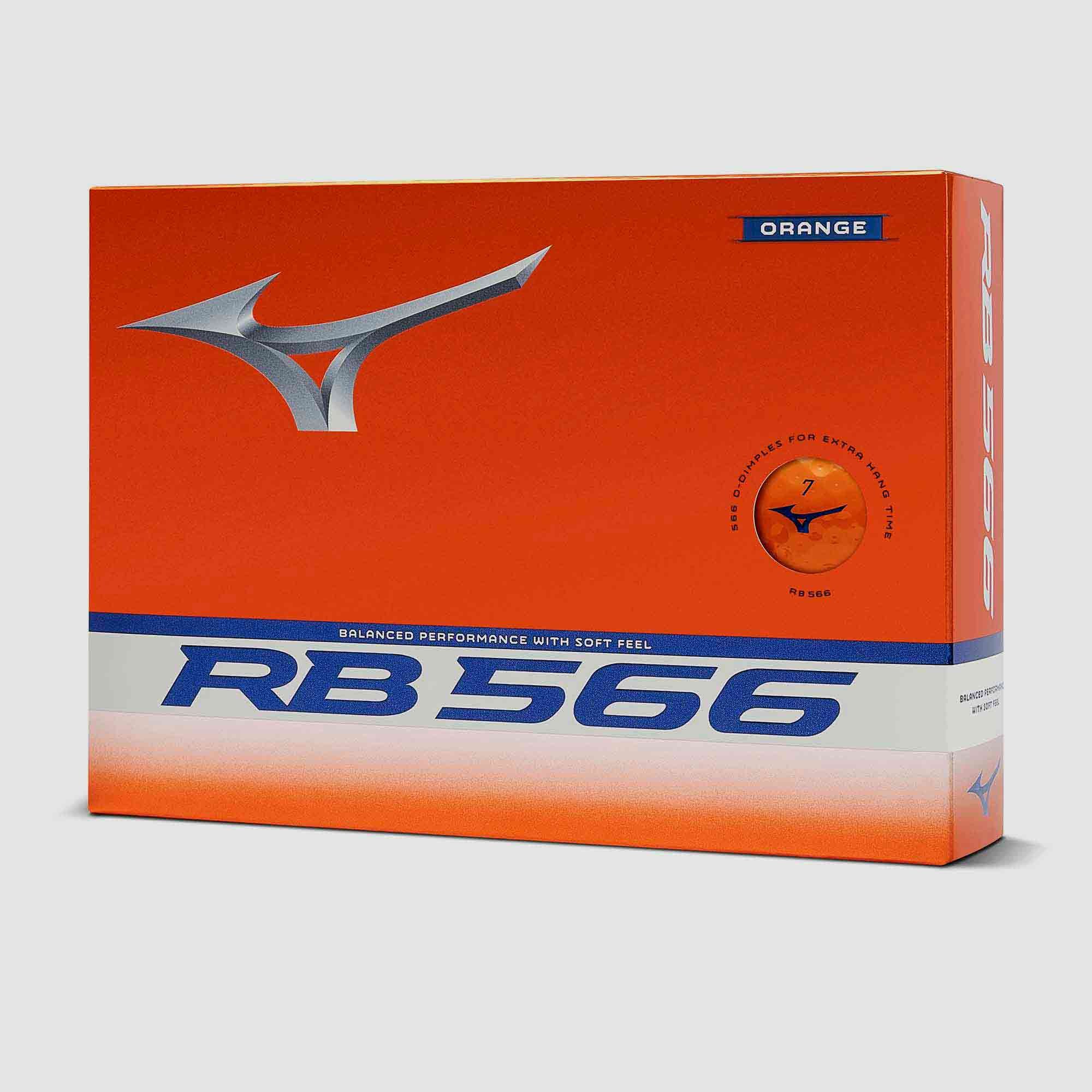 Mizuno RB566 Golf Ball Orange Dozen