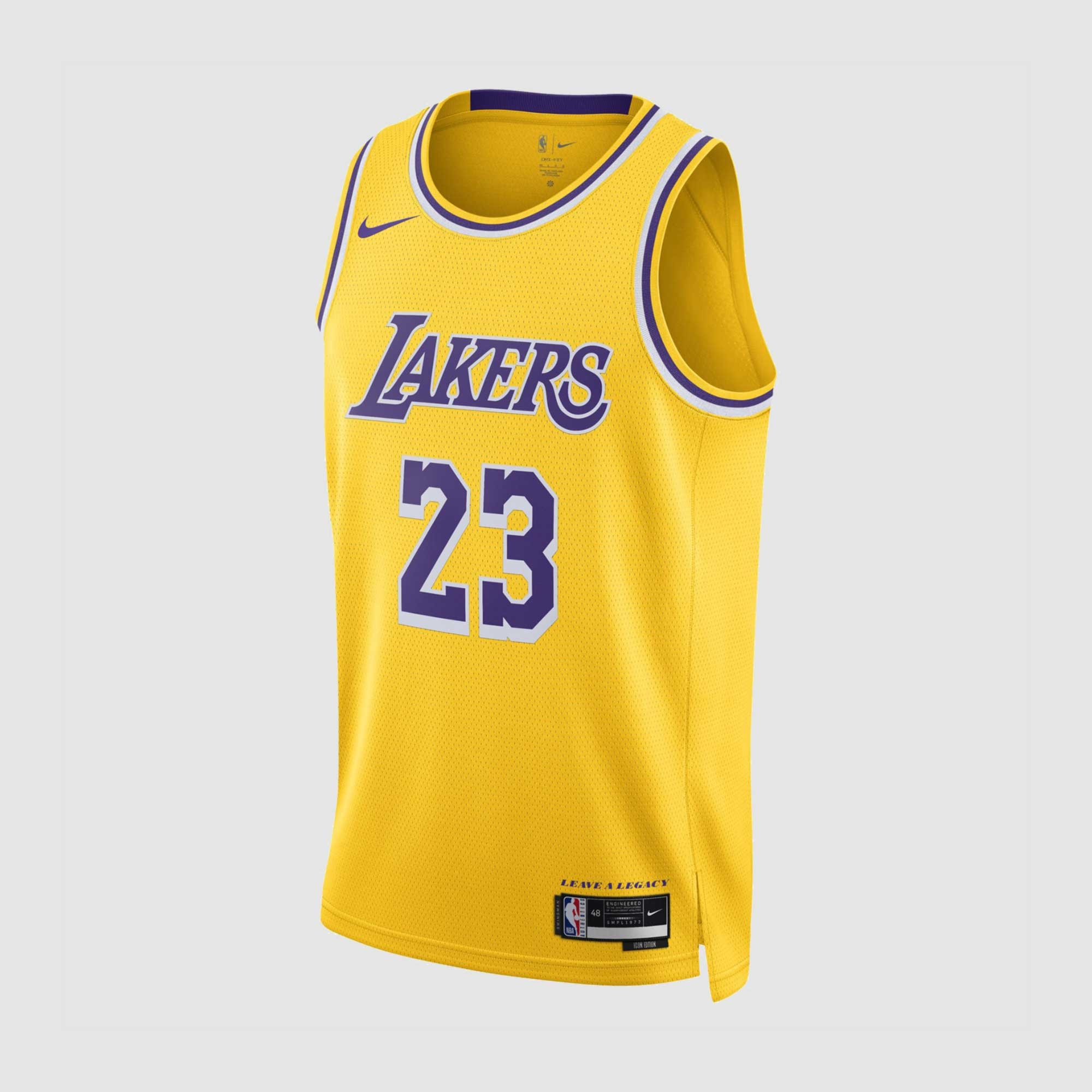 Nike Mens Los Angeles Lakers Icon Edition 2022/23 Dri-FIT NBA Swingman Jersey