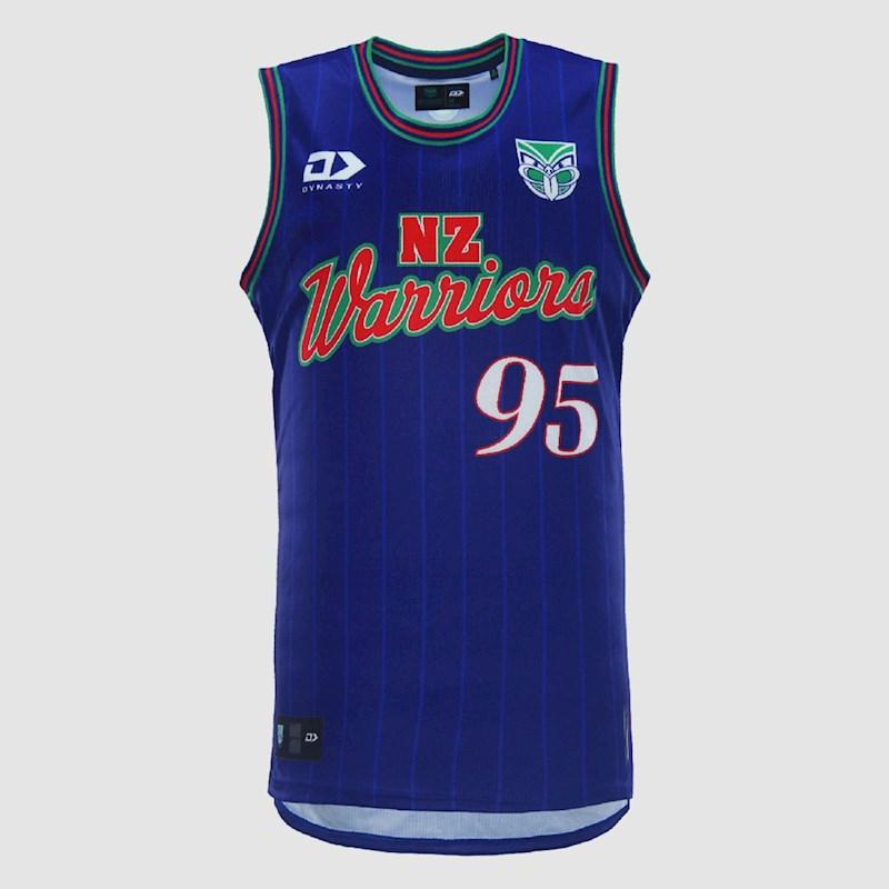 Dynasty Mens NZ Warriors 2024 Basketball Tank | Rebel Sport